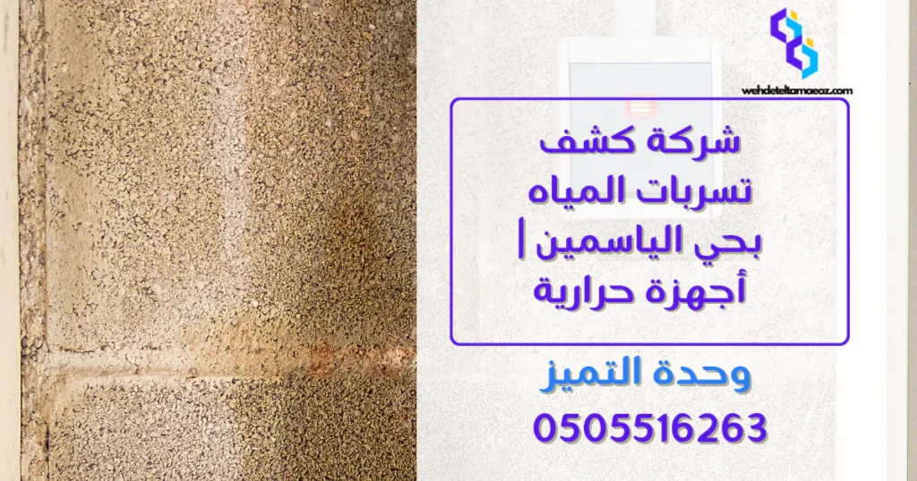 كشف تسربات المياه بحي الياسمين