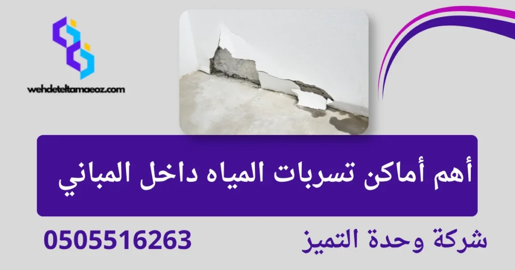 شركة كشف تسربات المياه شرق الرياض | وحدة التميز لكشف التسربات وعزل الأسطح بالرياض شركة كشف تسربات المياه شرق الرياض
