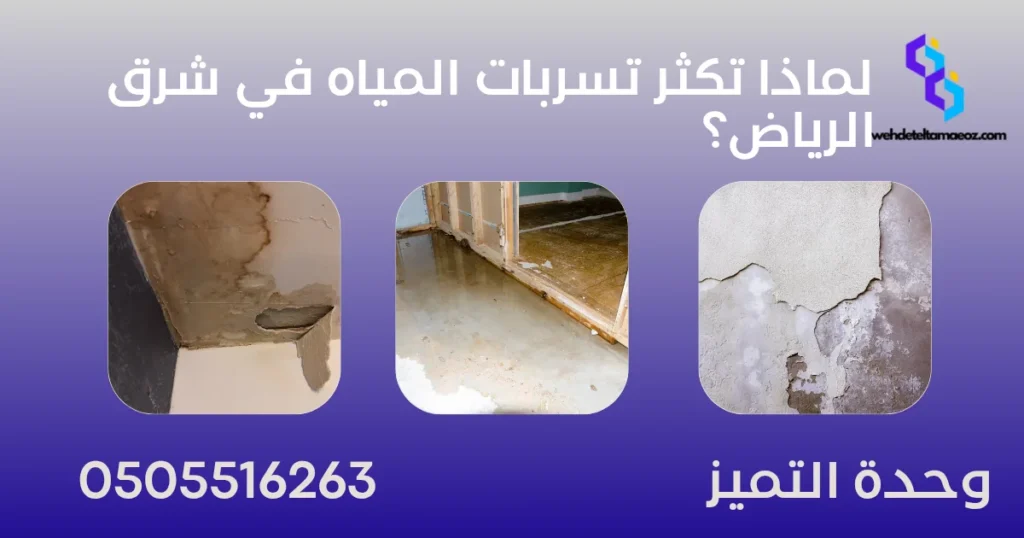 شركة كشف تسربات المياه شرق الرياض | وحدة التميز لكشف التسربات وعزل الأسطح بالرياض شركة كشف تسربات المياه شرق الرياض