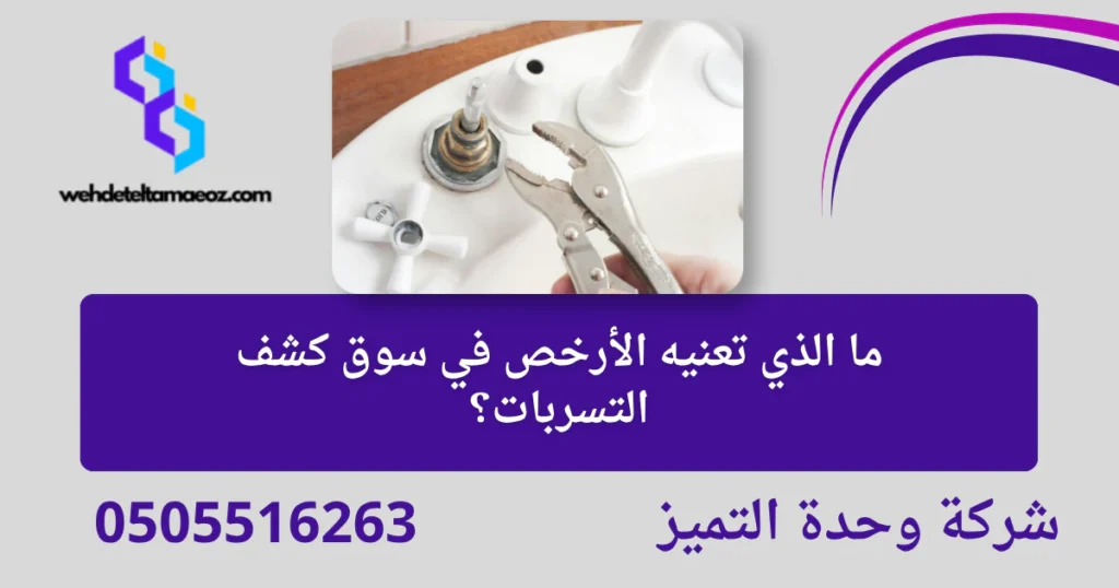أرخص شركة كشف تسربات بالرياض | وحدة التميز لكشف التسربات وعزل الأسطح بالرياض أرخص شركة كشف تسربات بالرياض