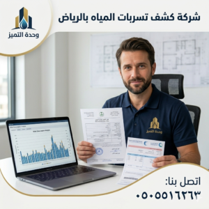 شركة كشف تسربات المياه بالرياض | وحدة التميز لكشف التسربات وعزل الأسطح بالرياض