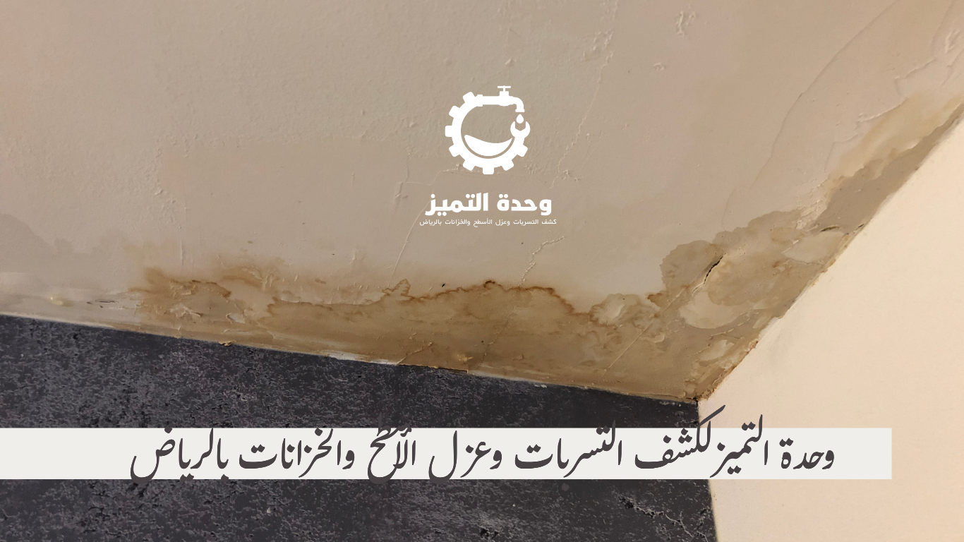 فحص تسرب حول مطبخ أو حمام داخل منزل